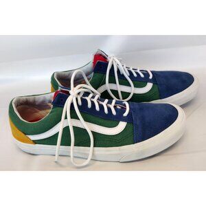 Vans Old Skool Yacht Club Colorblock Suede Leather Low Top Skate Shoes Mens 12